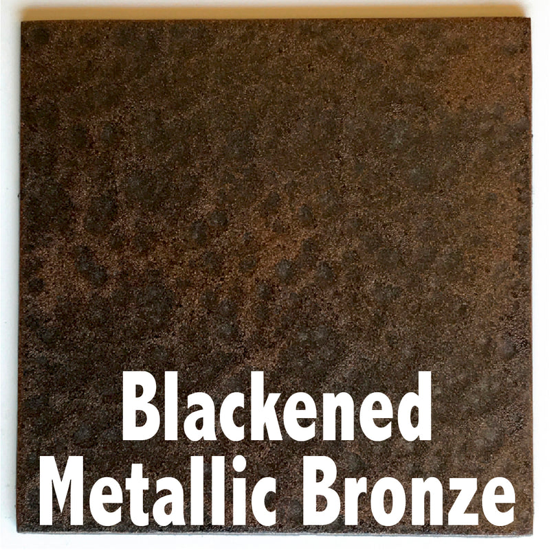 Blackened Metallic Bronze sample piece - 3