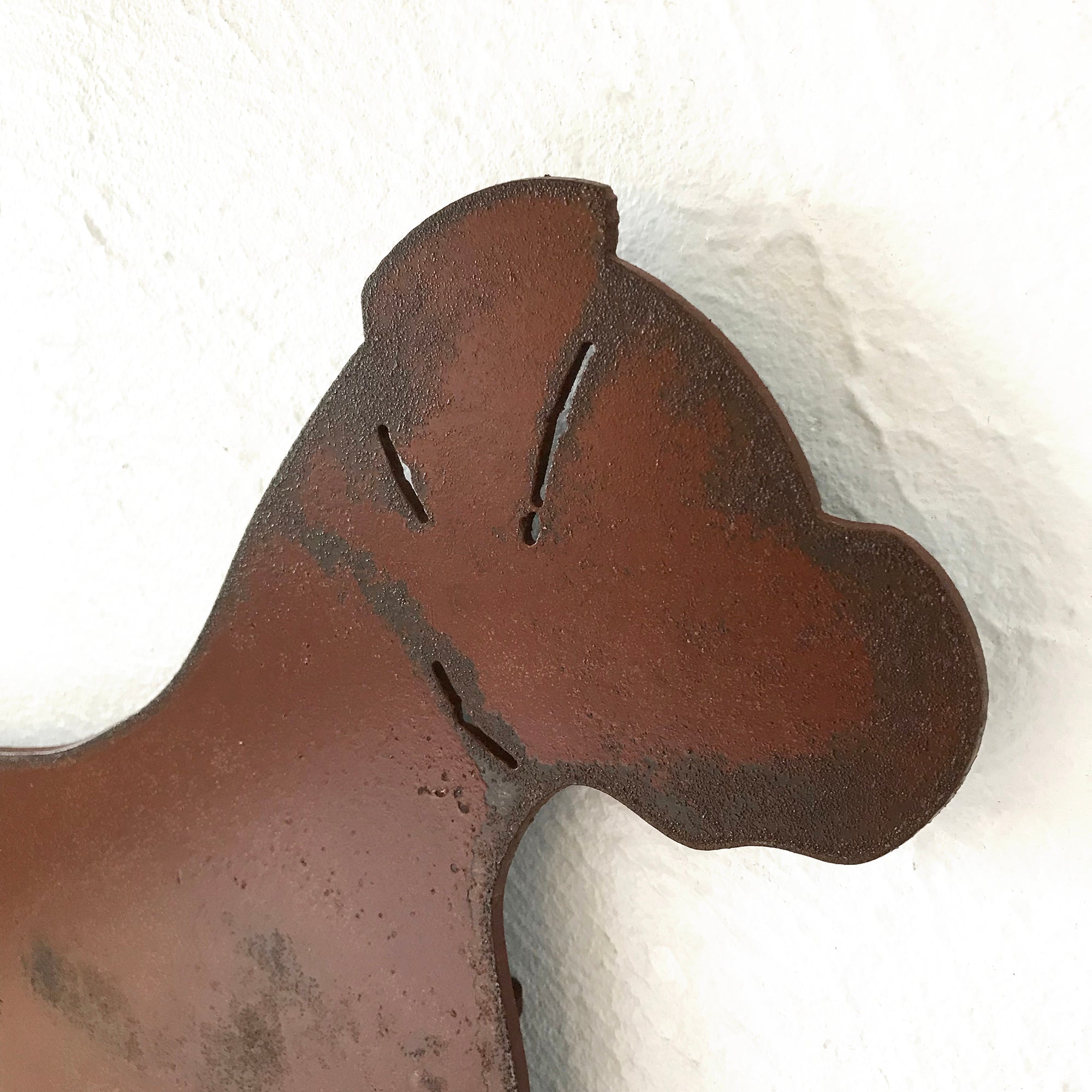Boxer - Metal Wall Art Home Decor - Handmade in the USA - Choose 11", 17" or 23" Wide - Choose your Patina Color - Free Ship