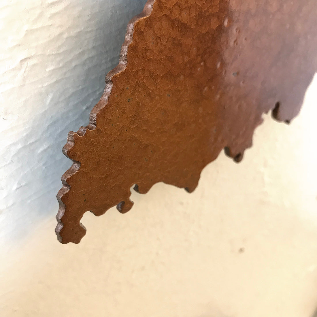 Indiana - Metal Wall Art Home Decor - Handmade in the USA - Choose 17" or 23" Tall - Choose your Patina Color! Choose any State - Free Ship