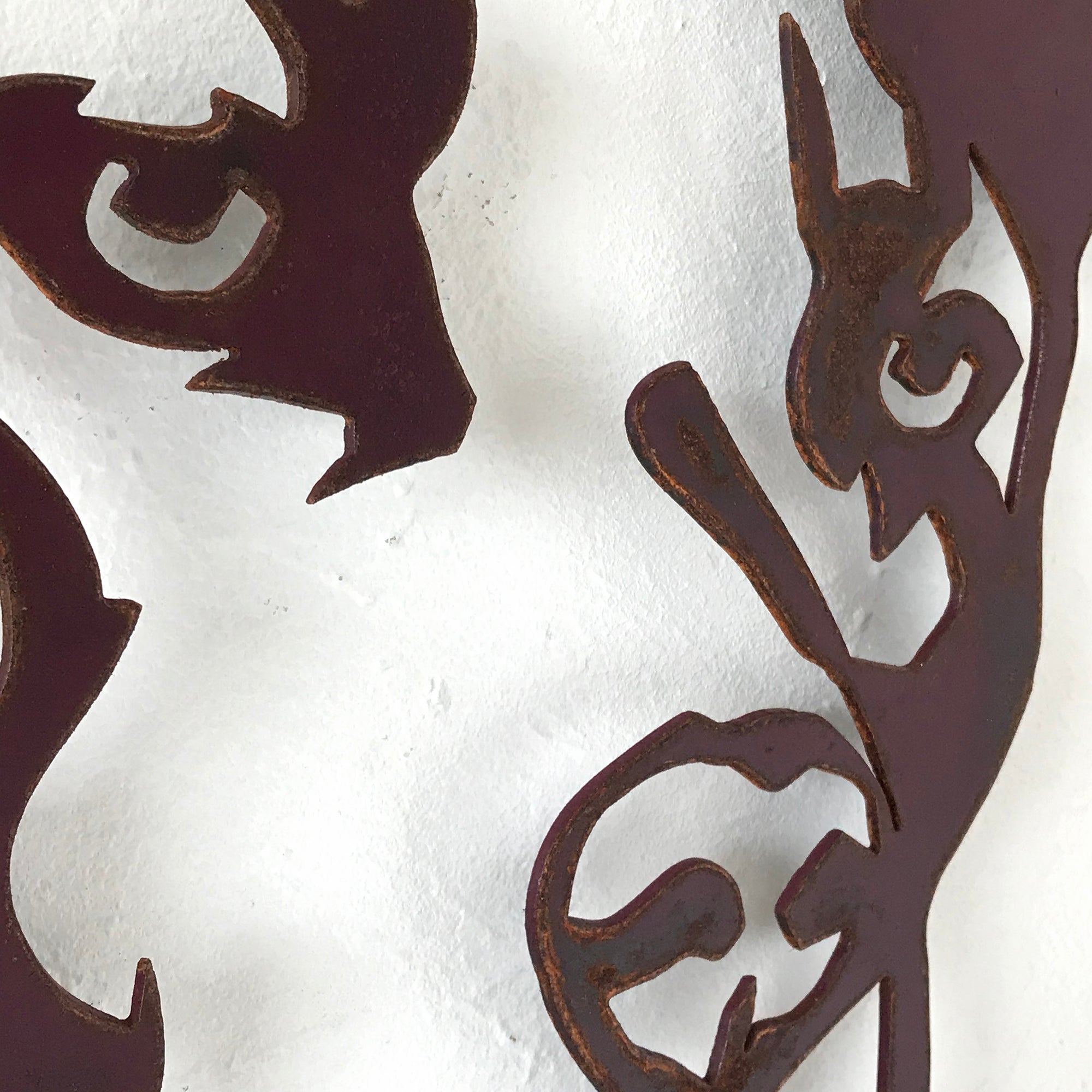 Pit Bull Bust - Metal Wall Art Home Decor - Handmade in the USA - Choose 17" or 23" Wide - Choose your Patina Color - Free Ship