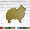 Pomeranian - Metal Wall Art Home Decor - Handmade in the USA - Choose 11", 17" or 23" Wide - Choose your Patina Color - Free Ship