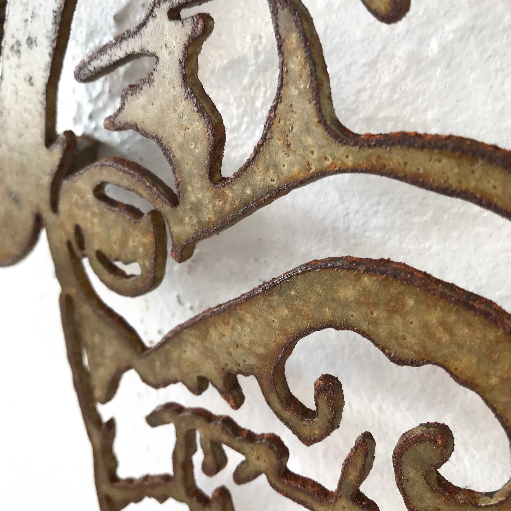 Pug - Metal Wall Art Home Decor - Handmade in the USA - Choose 17" or 23" Tall - Choose your Patina Color - Free Ship