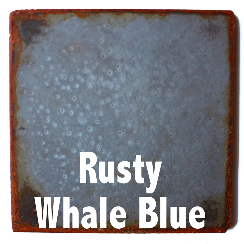 Rusty Whale Blue Metal Sample piece - 3