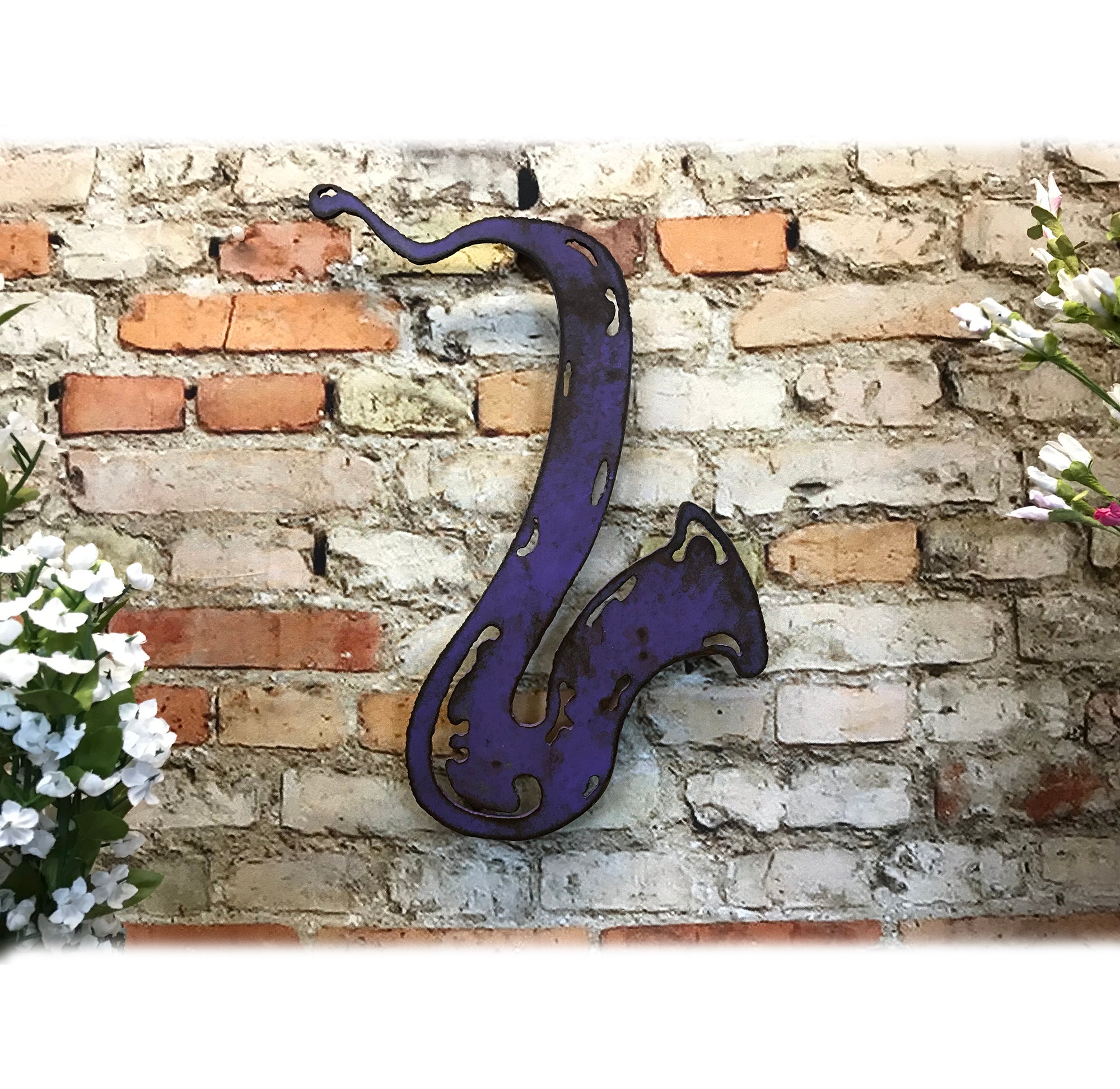 Saxophone - Metal Wall Art Home Decor - Handmade in the USA - Choose 12", 17" or 23" Tall, Choose your Patina Color - Free Ship