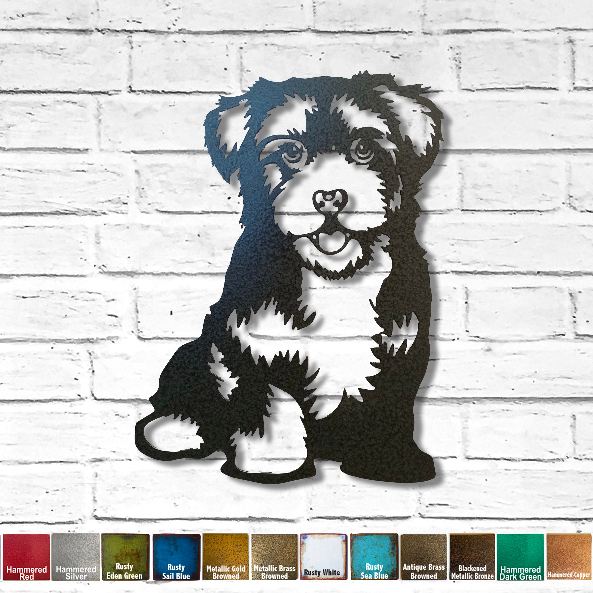 Havanese - Metal Wall Art Home Decor - Handmade in the USA - Choose 17" or 23" Tall - Choose your Patina Color! FREE SHIP