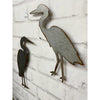 Egret - Metal Wall Art Home Decor - Made in the USA - Choose 11", 17" or 23" tall - Choose your Patina Color - Water Bird Animal Art - Free Ship