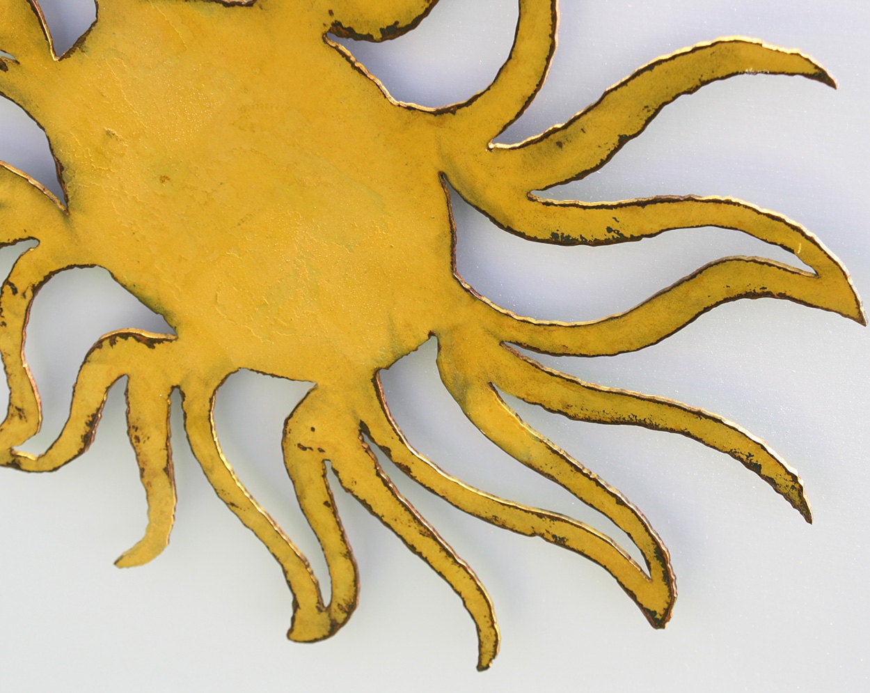Sun - Metal Wall Art Home Decor - Handmade in the USA - 23" x 23", Choose your Patina Color - Free Ship