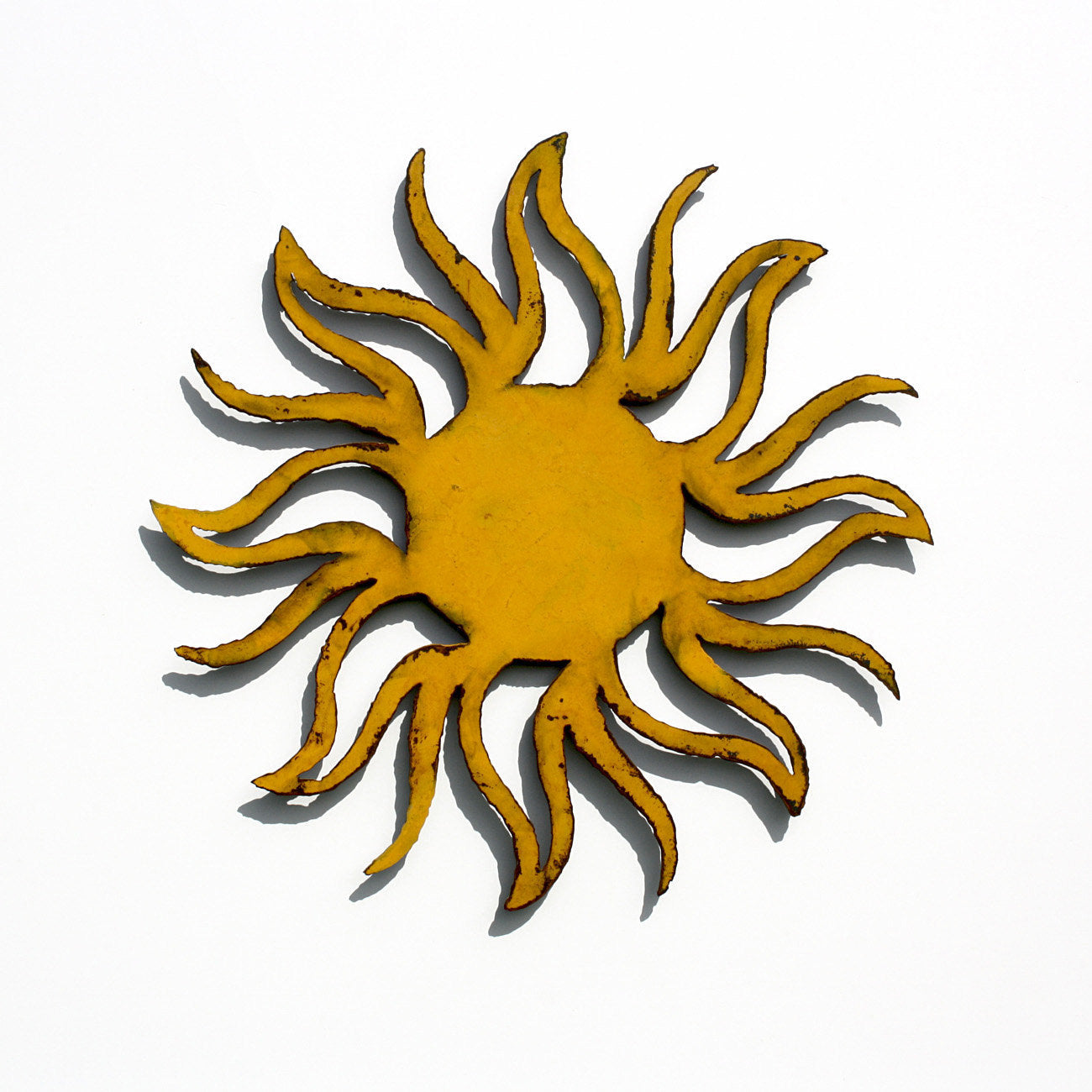 Sun - Metal Wall Art Home Decor - Handmade in the USA - 23" x 23", Choose your Patina Color - Free Ship