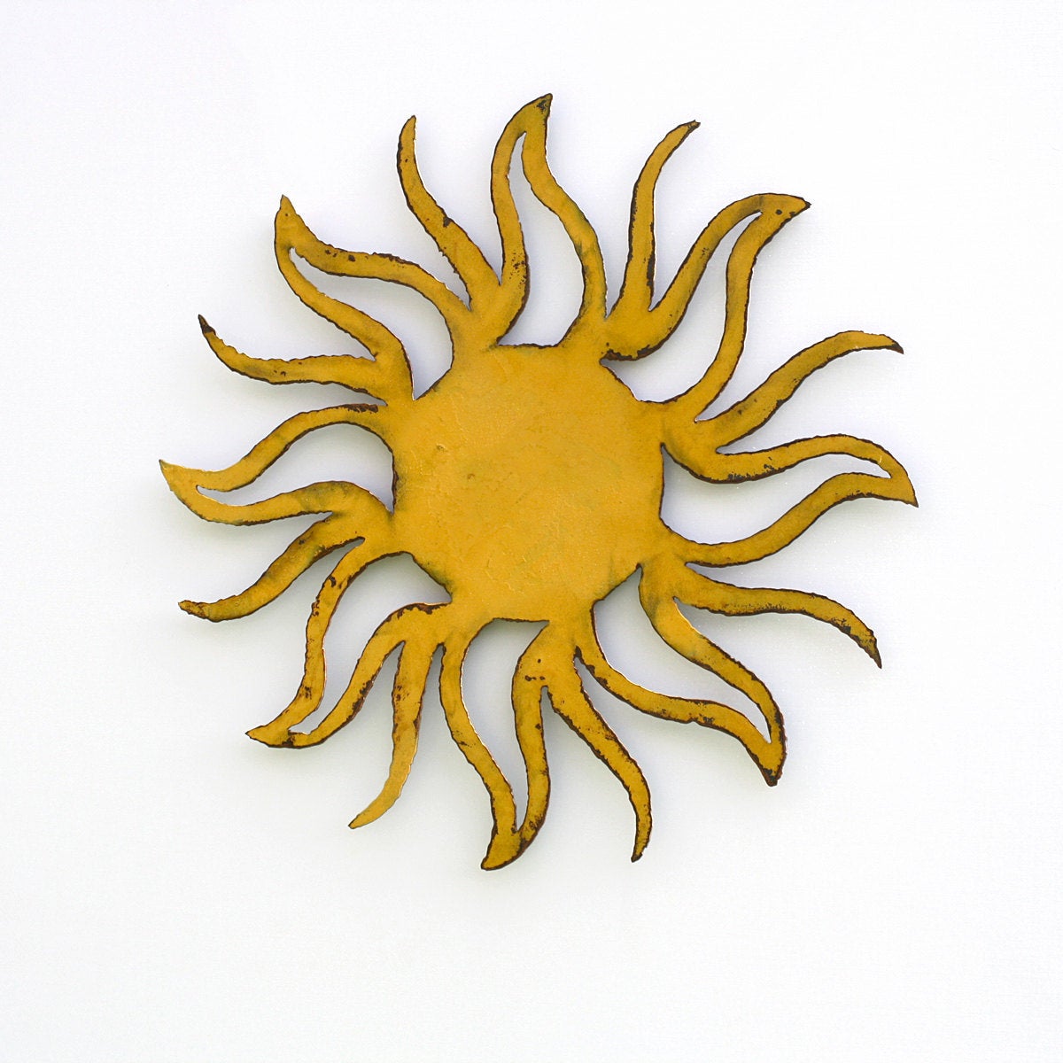 Sun - Metal Wall Art Home Decor - Handmade in the USA - 23" x 23", Choose your Patina Color - Free Ship