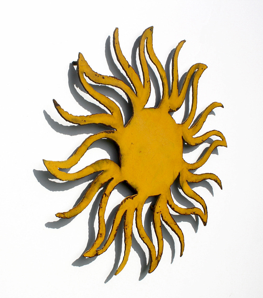Sun - Metal Wall Art Home Decor - Handmade in the USA - 23" x 23", Choose your Patina Color - Free Ship