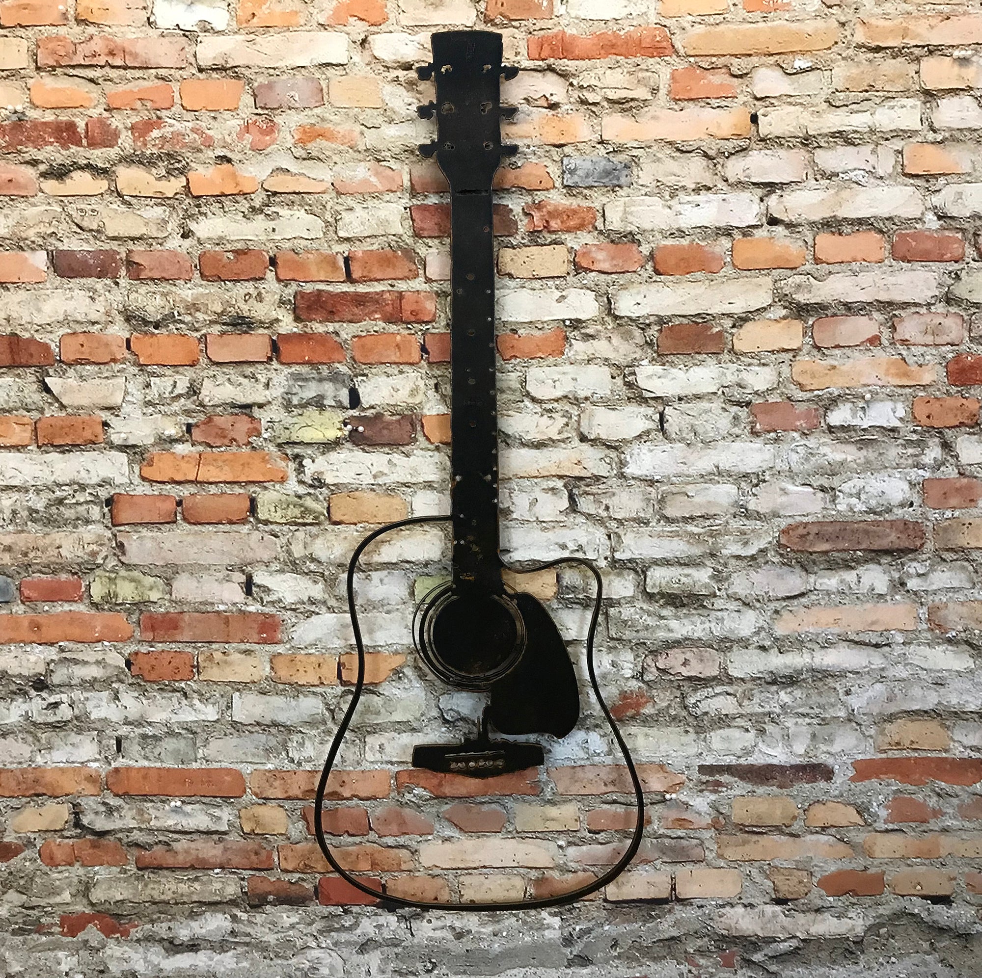 Déco métal guitare wall art