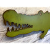 Alligator/Crocodile - Metal Wall Art Home Decor - Handmade in the USA - Choose 17", 24" or 36" Wide Choose your Patina Color - Free Ship