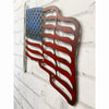 American Flag - Metal Wall Art Home Decor - Handmade in the USA - Choose 12", 17" or 23" wide