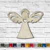Angel shaped metal wall art home decor handmade by Functional Sculpture llc