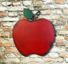 Apple shaped fruit metal wall art home decor handmade by Functional Sculpture llc