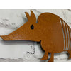 Armadillo - Metal Wall Art Home Decor - Made in the USA - Choose 17", 24", or 30" Wide - Choose your Patina Color - Hanging Armadillo - Free Ship
