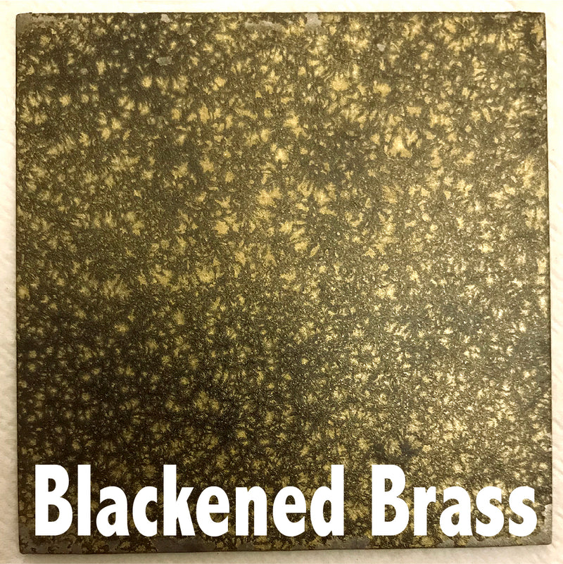 Blackened Brass sample piece - 3