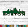Boston Skyline - Metal Wall Art Home Decor - Made in the USA - Choose 23", 30" or 40" Wide - Choose your Patina Color - Hanging Cityscape - Free Ship