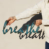 breathe sign - Metal Wall Art Home Decor - Handmade in the USA - Choose 17", 24" or 30" Wide - Choose your Patina Color - Free Ship