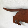 Dachshund - Metal Wall Art Home Decor - Handmade in the USA - Choose 11", 17" or 23" Wide - Choose your Patina Color - Free Ship