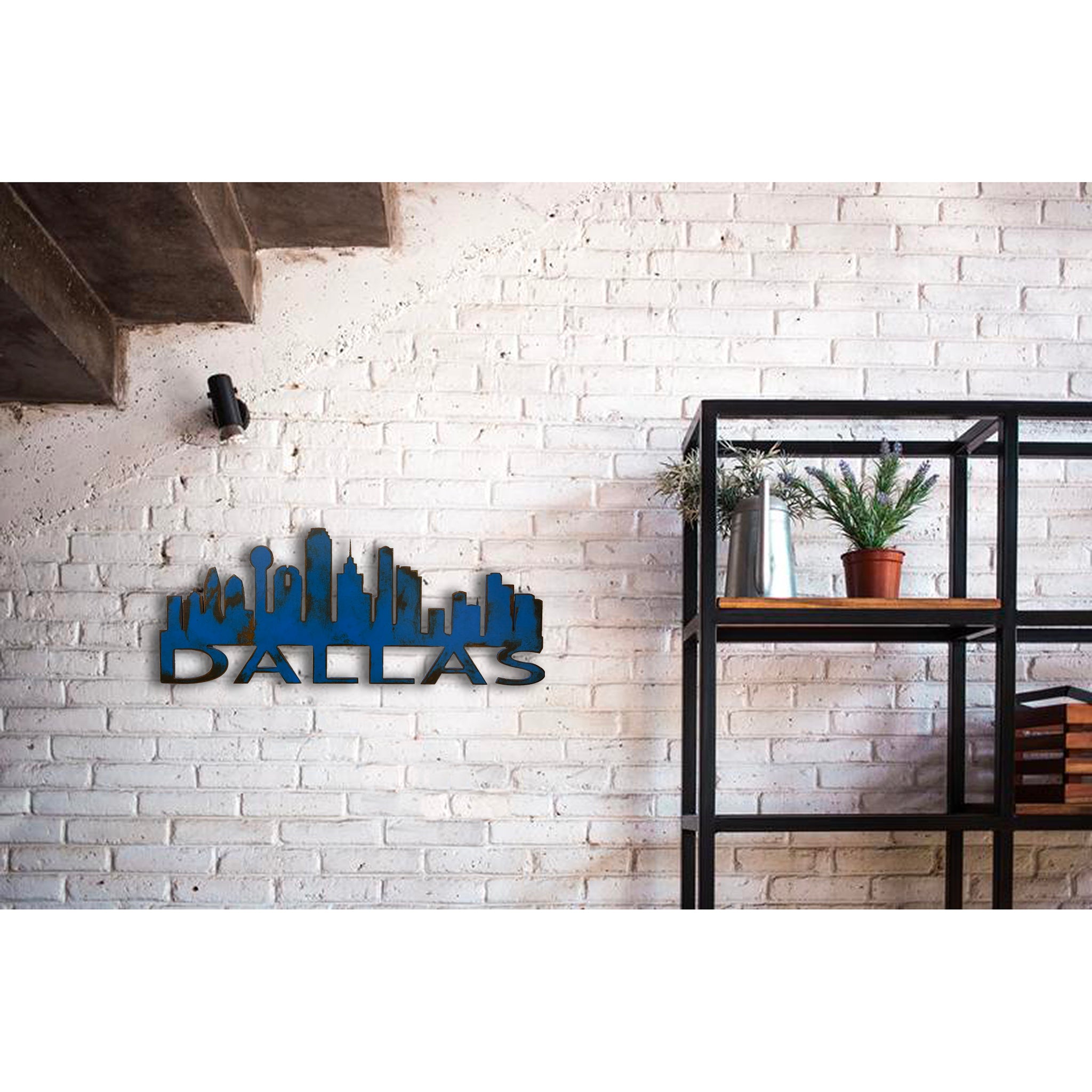 Dallas Skyline - Metal Wall Art Home Decor - Made in the USA - Choose 23