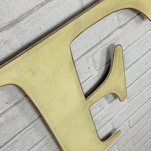 Letter F - Metal Wall Art Home Decor - Made in the USA - Choose 10", 12" or 16" Tall - Choose your Patina Color! Choose any letter - Free Ship