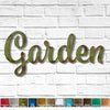 Garden sign - Metal Wall Art Home Decor - Handmade in the USA - Choose 18", 24" or 30" Wide - Choose your Patina Color - Free Ship