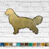 Golden Retriever - Home Decor - Handmade in the USA - Measures 40" wide x 28.3" tall, Choose your Patina Color - Free Ship