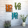 Hebrew LOVE sign - Metal Wall Art Home Decor - Handmade in the USA - Measures 36" x 36" - Choose your Patina Color - Free Ship