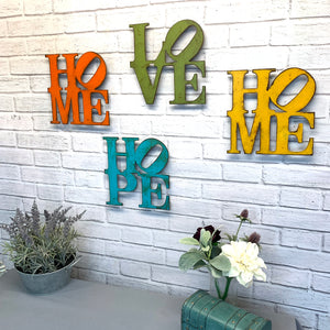Hebrew LOVE sign - Metal Wall Art Home Decor - Handmade in the USA - Measures 36" x 36" - Choose your Patina Color - Free Ship