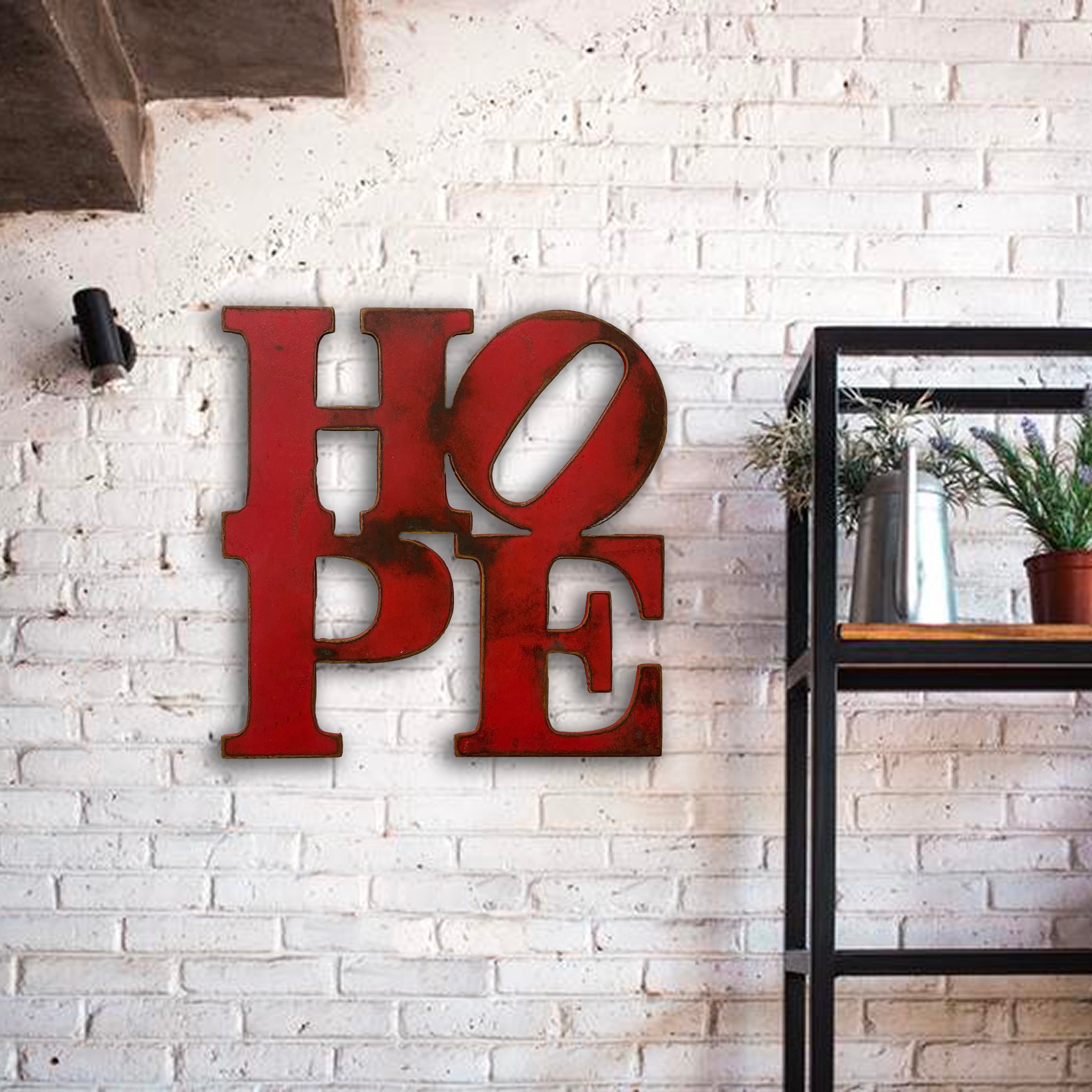 HOPE sign - Metal Wall Art Home Decor - Handmade in the USA ...