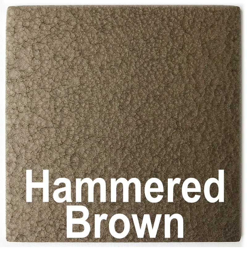 Hammered Brown sample piece - 3