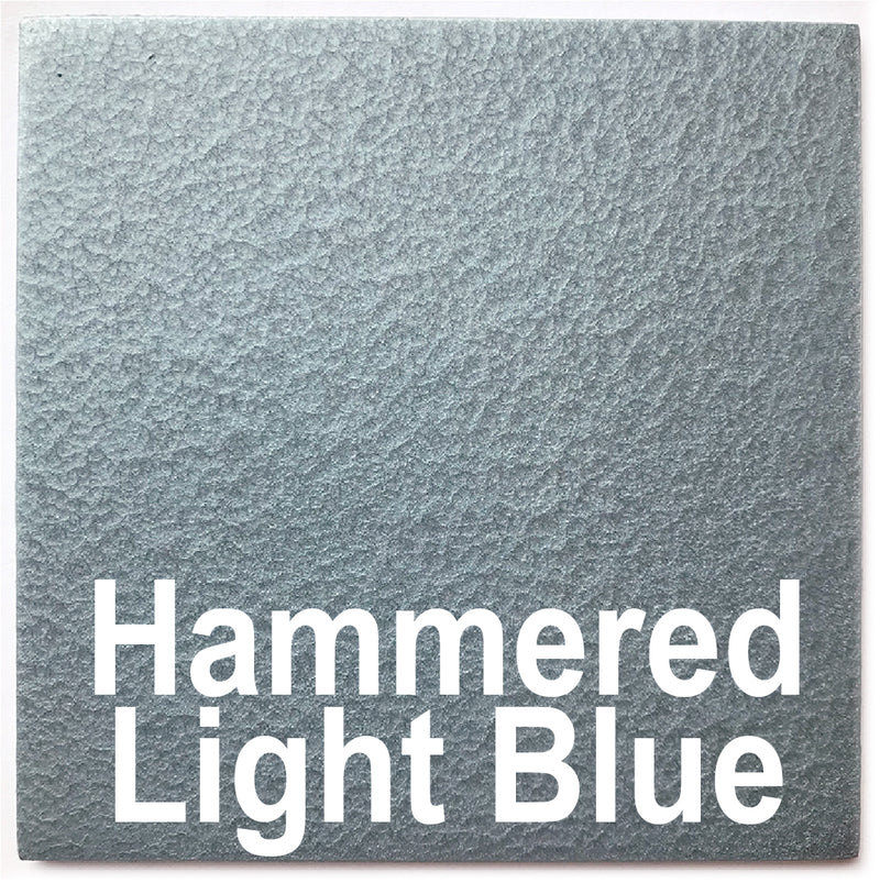 Hammered Light Blue piece - 3