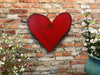 Hollow Heart - Metal Wall Art Home Decor - Handmade in the USA - Choose 12", 20", or 36" wide - Choose your Patina Color - Free Ship