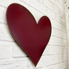 Heart Symbol - Metal Wall Art Home Decor - Handmade in the USA - Choose 6.5", 12" or 18" wide - Choose your Patina Color - Free Ship