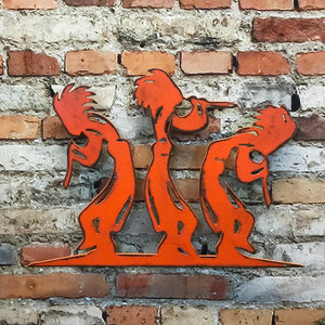 "Hit It!" sign - Metal Wall Art Home Decor - Handmade in the USA - Choose 17" or 24" or 30" Wide - Retro - Mid Century Modern - Choose your Patina Color - Free Ship