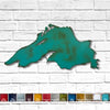 Lake Superior -  Home Decor - Handmade in the USA - Measures 59" wide x 30" tall, Choose your Patina Color - Free Ship