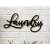 Laundry Sign - Metal Wall Art Home Decor - Handmade in the USA - Choose 17", 23" or 30" Wide - Choose your Patina Color - Free Ship