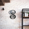 Letter S - Monogram Font - Metal Wall Art Home Decor - Made in USA - Choose 8", 12" or 16" Tall - Choose Patina Color! Choose any letter FREE SHIP