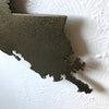 Louisiana - Metal Wall Art Home Decor - Made in the USA - Choose 10", 16" or 22" Wide - Choose your Patina Color! Choose any state - FREE SHIP