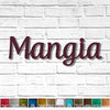 Mangia sign - Metal Wall Art Home Decor - Handmade in the USA - Choose 17", 23" or 30" Wide - Choose your Patina Color - Free Ship