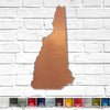 New Hampshire - Metal Wall Art Home Decor - Handmade in the USA - Choose 11", 17" or 23" Tall - Choose your Patina Color! Choose any State - Free Ship
