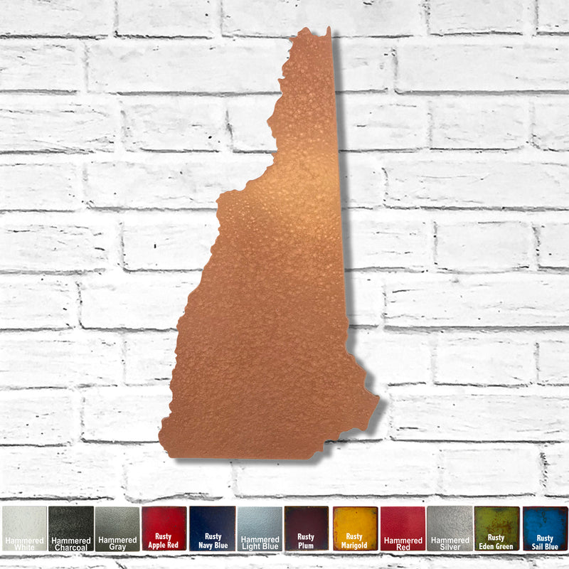 New Hampshire - Metal Wall Art Home Decor - Handmade in the USA - Choose 11