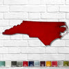 North Carolina map metal wall art home decor handmade by Functional Sculpture LLC