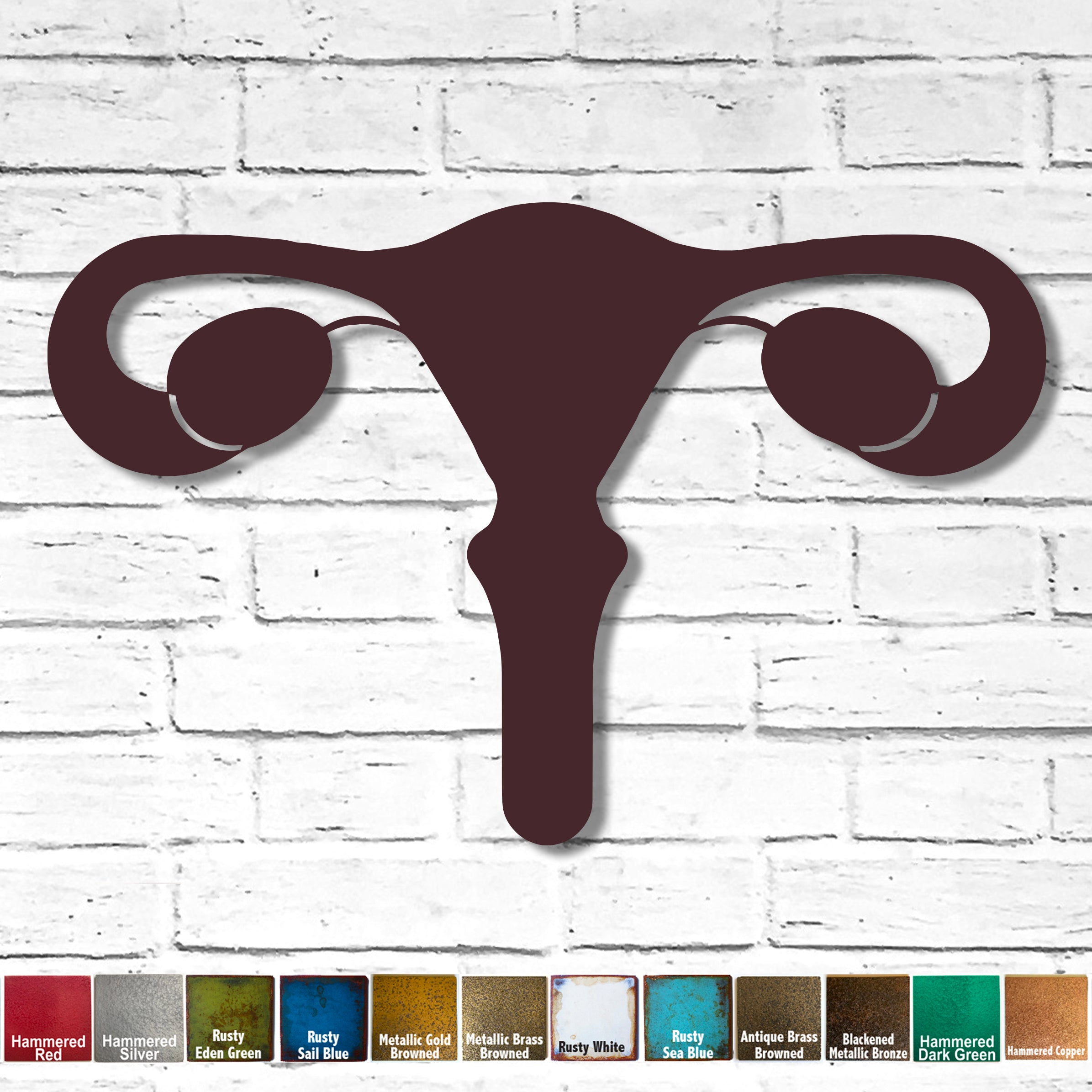 Custom Order - Logo measuring 34" tall x 52.8" wide - Finished with Brown Primer