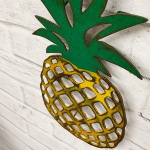 Pineapple - Metal Wall Art Home Decor - Handmade in the USA - Choose 12" or 17" or 23" Tall