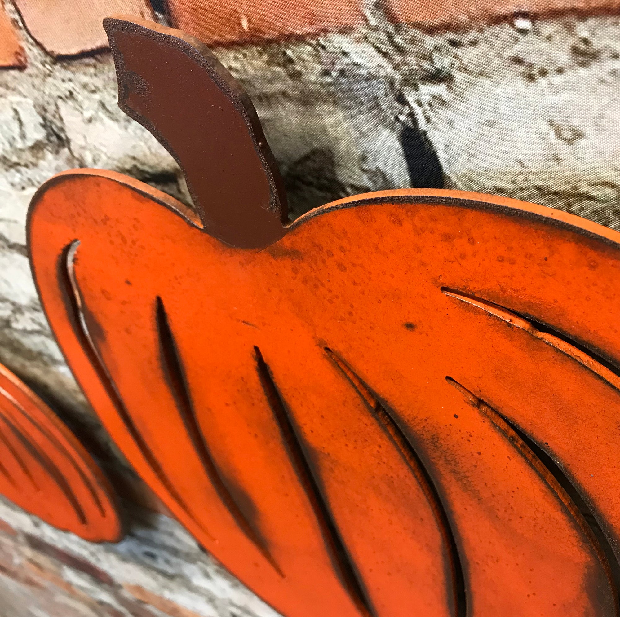 Pumpkin - Metal Wall Art Home Decor - Handmade in the USA - Choose 8", 12" or 17" Wide