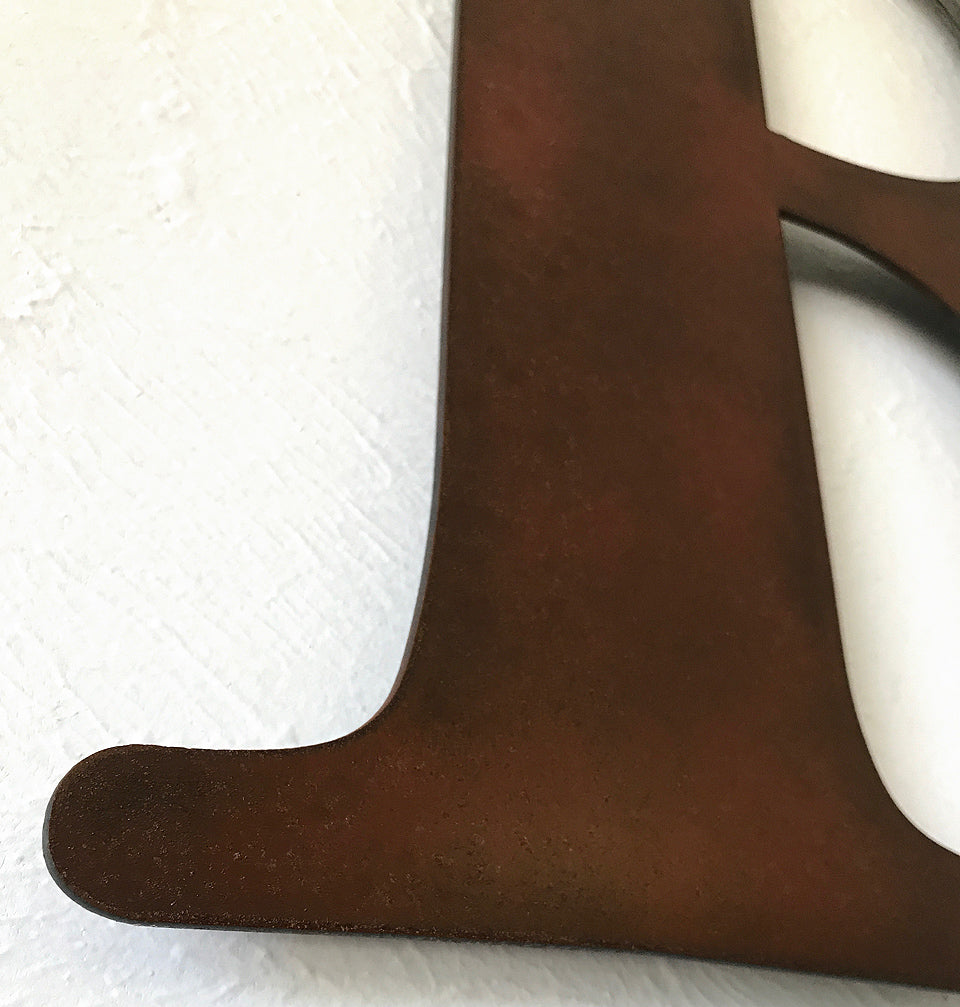 Letter R - Metal Wall Art Home Decor - Made in the USA - Choose 12
