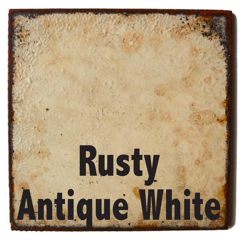 Rusty Antique White Metal Sample piece - 3