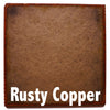 Rusty Copper Sample piece - 3" x 3" Metal Art Color Swatch - Handmade in the USA - FREE SHIPPING